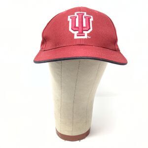 Steve & Barry's IU Indiana Hoosiers Strapback Hat Red 7 1/8 Embroidered Logo